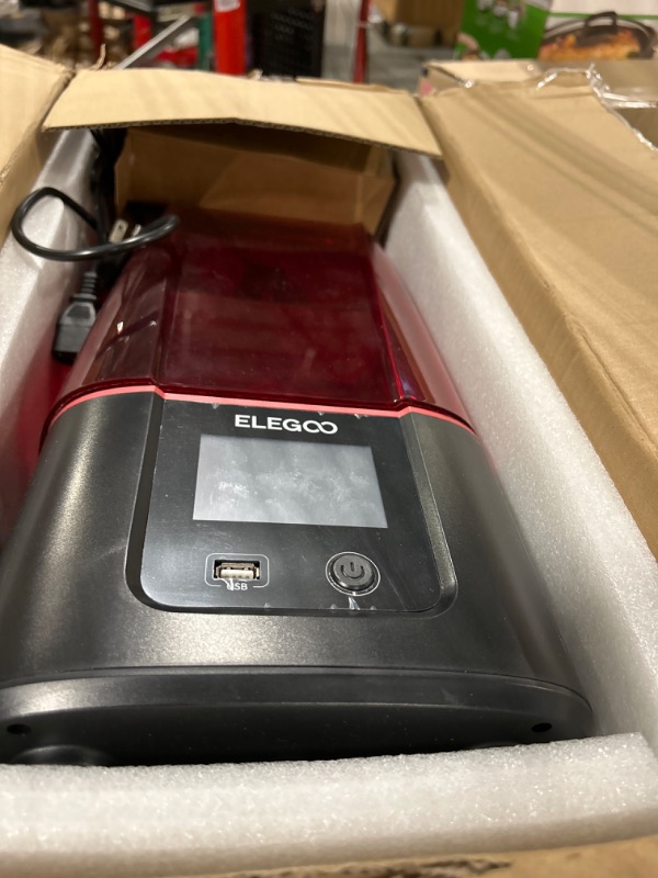 Photo 1 of ELEGOO Resin 3D Printer, Mars 3 MSLA 3D Printer with 6.66 inches Ultra 4K Monochrome LCD and Ultra-high Printing Accuracy, Print Size 5.62"(W) 3.5"(D) 6.8"(H)