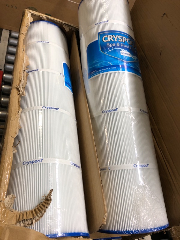 Photo 1 of Cryspool® 07077 Filter Compatible with Clean and Clear Plus 420, CCP420, PCC105-PAK4, R173576, C-7471, 178584, 817-0106, FC-6470, 4X105 Sq. Ft Pool Filter Cartridge, 4 Pack
