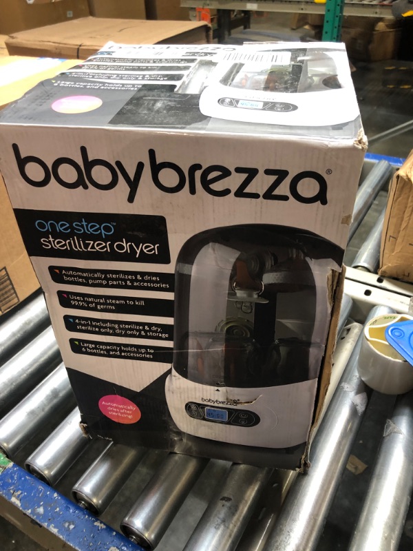 Photo 1 of Baby Brezza Baby Bottle Sterilizer and Dryer Machine – Electric Steam Sterilization - Universal Fit - Pacifiers, Glass, Plastic, and Newborn Feeding Bottles