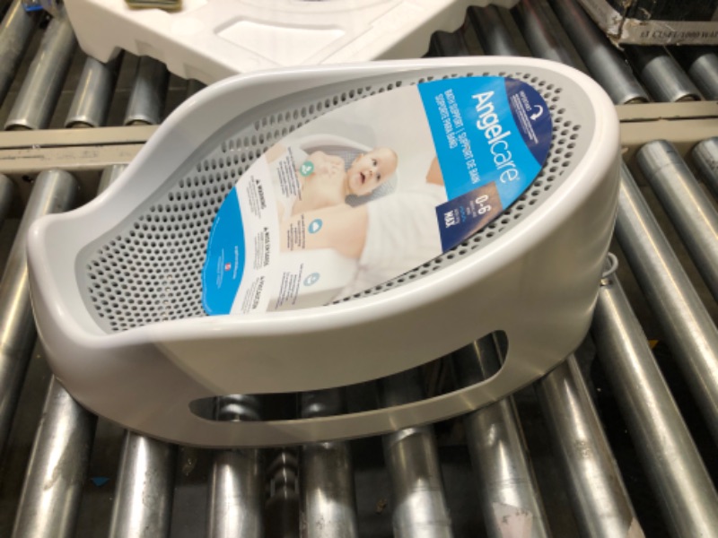 Photo 1 of Angelcare Baby Bath Support (Grey) | Ideal for Babies Less than 6 Months Old Grey 1 Count (Pack of 1)