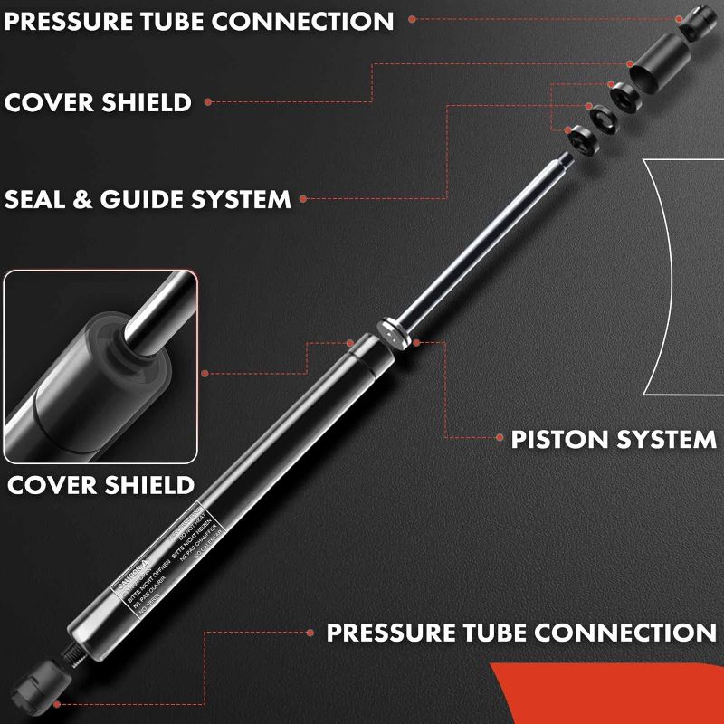 Photo 3 of A-Premium Rear Tailgate Lift Supports Shock Struts Compatible with Acura RDX 2007-2012 2-PC Set