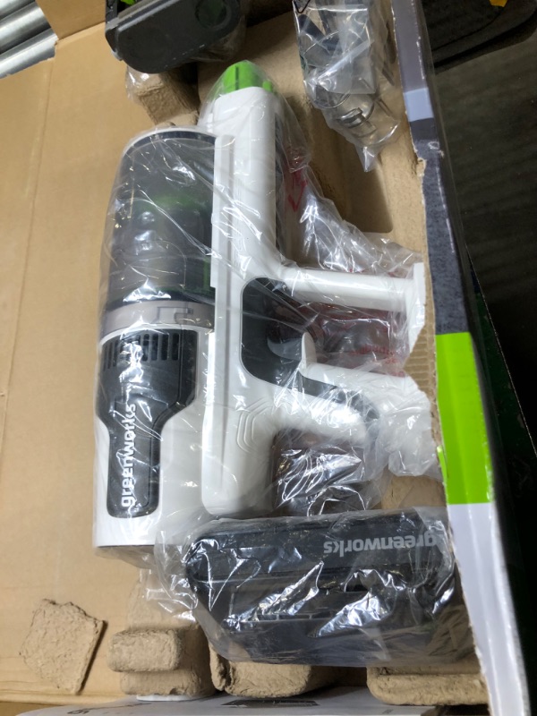 Photo 1 of *****USED***** 
GreenWorks 24V Brushless (500W) Cordless Stick Vacuum Super Charger Version+(2) Filters