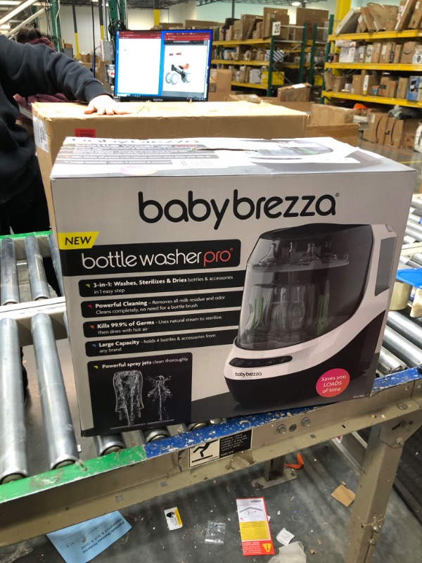 Photo 1 of Baby Brezza Bottle Washer Pro - Baby Bottle Washer, Sterilizer + Dryer - All in One Bottle Cleaner Machine Replaces Tedious Bottle Brushes and Hand Washing