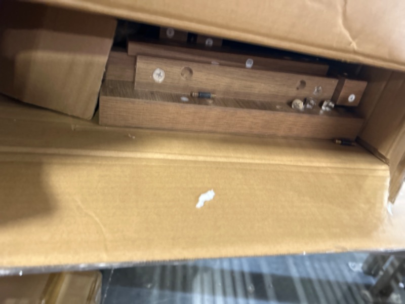 Photo 1 of SICOTAS Boho Rattan Nightstand Bedside Table - Farmhouse Narrow End Table for Living Room - Accent Side Table with 2 Rattan Open Storage Shelves for Bedroom, Small Spaces, Wood 1 Piece 2 Open Shelves