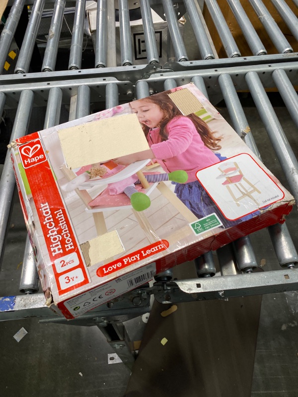 Photo 1 of Award Winning Hape Babydoll Highchair Toddler Wooden Doll Play Furniture,Multi, L: 10.1, W: 10.4, H: 22.4 inch