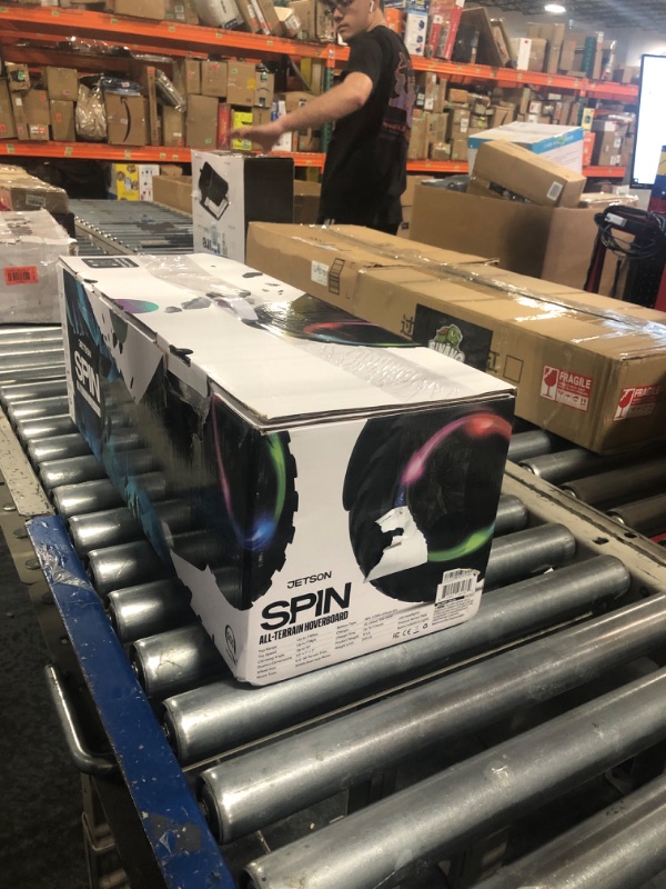 Photo 1 of Jetson All Terrain Hoverboard with LED Lights, LED Light-up Wheels, Self-Balancing Hoverboard with Active Balance Technology, Ages 12+