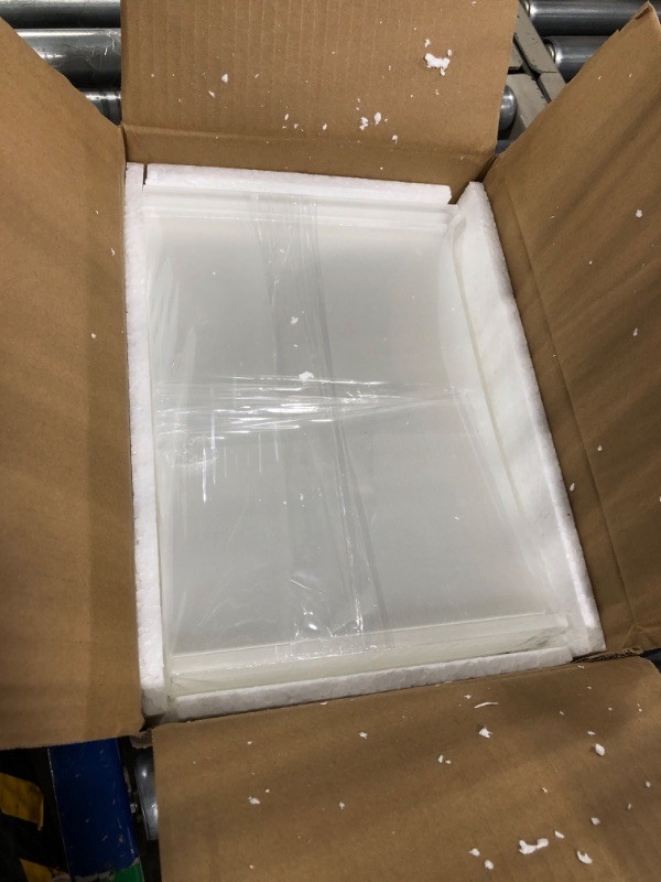 Photo 1 of 10 Pack Acrylic Sign Holder 8.5 x 11, Double-Sided Stand up Table Top Sign Holders, Clear Acrylic Picture Frame Menu Flyer Paper Holder Display Stand for Office Business Store Wedding Party T Shape 10 Pack