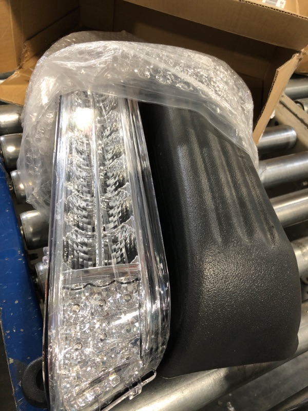 Photo 1 of ***BRACKET DAMAGED//SOLD AS PARTS***  
Upgraded Club Car Precedent Golf Cart LED Head Light Kit, Golf Cart Headlight Kit with Bumper for Club Car Precedent Replacement or Upgrade for 2004-UP Golf Carts, Club Car Precedent Accessories