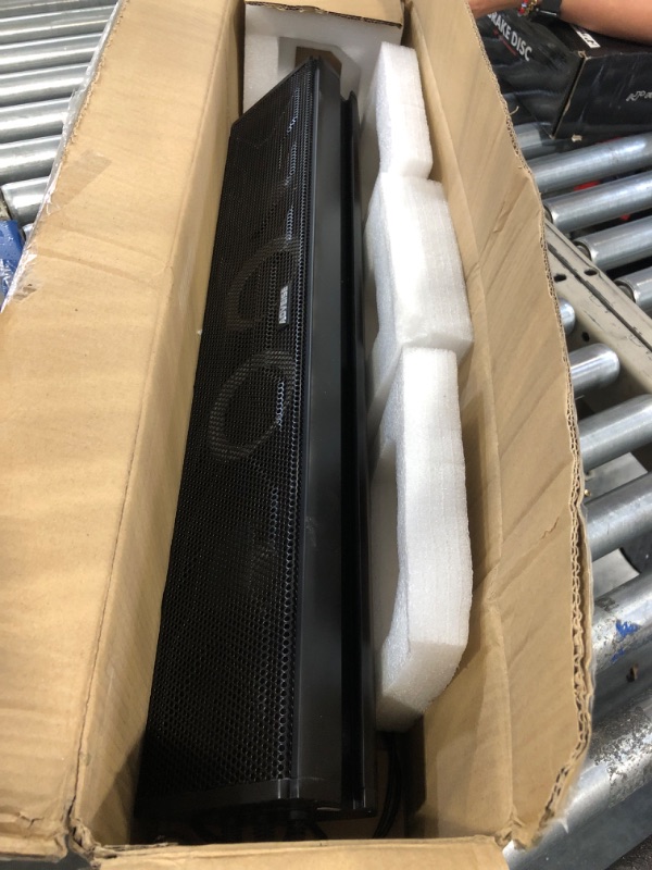 Photo 2 of Ehaho 25 Inch UTV Sound Bar, ATV SoundBar Bluetooth with RGB Lighting, Amplified Powersports SXS Sound Bar, Waterproof Golf Cart Sound Bar, UTV Speakers for Marine Polaris RZR Can-Am