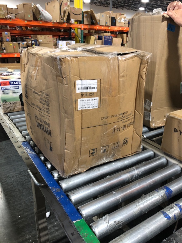 Photo 1 of GWAREZ Set of 2 Industrial Bar Stool-Adjustable Height Swivel Farmhouse Kitchen Dining Breakfast Bar Chair-Cast Iron-18-22Inch Counter Bar Seat Height -with Backrest