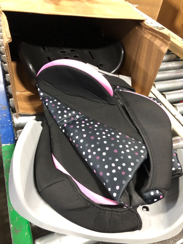 Photo 2 of Disney Baby Pronto! Belt-Positioning Booster Car Seat, Belt-Positioning Booster: 40–100 pounds, Minnie Dot Party