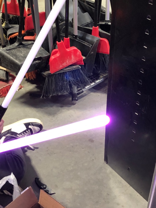 Photo 1 of Lightsabers Metal Hilt Dueling Light Sabers RGB 14 Color, FX Sound, Doubled Blade, Rechargeable Sword for Adult Kids Birthday Cosplay