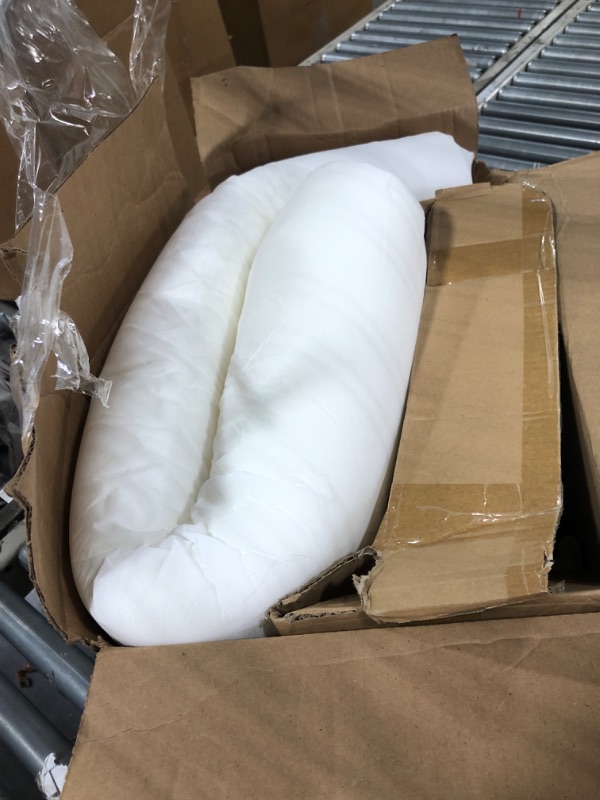 Photo 3 of ** new, open package**
Veehoo Orthopedic Dog Beds for Large Sized Dogs - XXL Dog Sofa Bed with Bolsters, Pet Couch Bed with Removable Washable Cover & Nonslip Bottom, Cream XXL(47" x 33" x 6.5") Cream