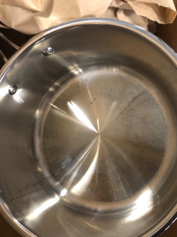 Photo 3 of ** water damage**
Cuisinart Stainless 3-Quart Saucepan and Stainless 2-Quart Saucepan Bundle