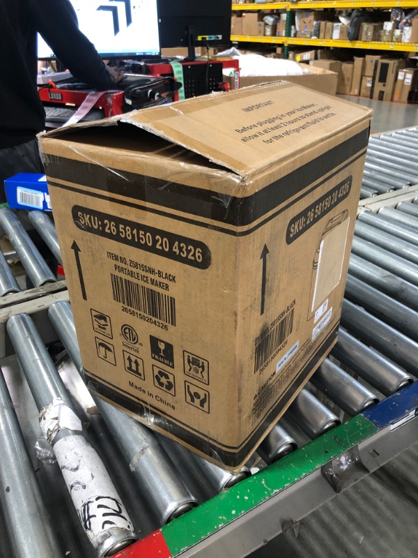 Photo 1 of ** FACTORY SEALED**
Nugget Countertop Ice Maker with Soft Chewable Pellet Ice, Pebble Portable Ice Machine, 34lbs Per Day, Self-Cleaning, Sonic Ice, One-Click Operation, for Kitchen,Office Stainless Steel Black 34Lbs/24H Stainless Steel Black 1