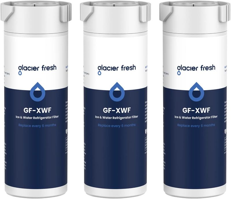 Photo 1 of *** one used**
GLACIER FRESH XWF Replacement for GE XWF Refrigerator Water Filter Pack of 3
