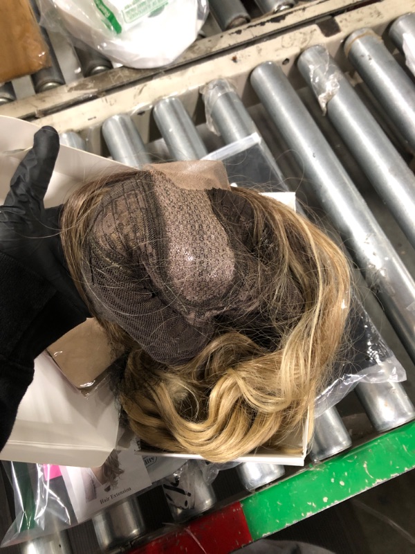 Photo 1 of HMHIFI Long Ombre Blonde Wigs for Women 26 inch Long Wavy Middle Part Wig Ombre Blonde Wigs Upgraded Protein Fiber Natural Looking Hair Replacement Wig Cosplay Costume Halloween Wig(26'' Brown Ombre Blonde)