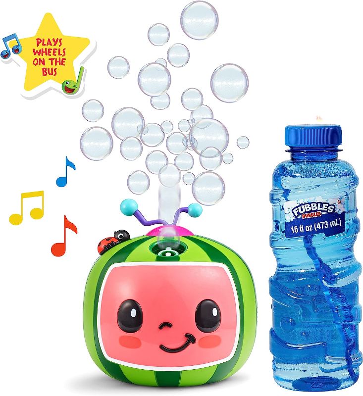 Photo 1 of CoComelon NO Spill Musical Bubble Machine | Bubble Toy for Baby, Toddlers and Kids 
