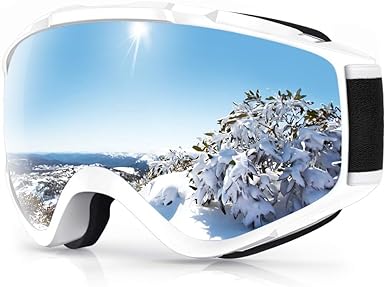 Photo 1 of findway Ski Goggles OTG - Over Glasses Snow/Snowboard Goggles for Men, Women & Youth - 100% UV Protection
