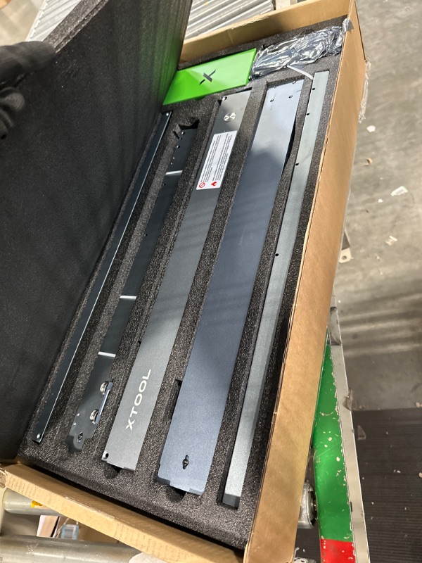 Photo 1 of **FOR PARTS** xTool D1 Pro 20W Laser Engraver + Extension Kit, with Laser Engraver, D1 Pro Extension Kit, Enclosure Max, Extension Honeycomb Panel, Laser Engraver for Wood and Metal, Paper, Fabric, Acrylic
