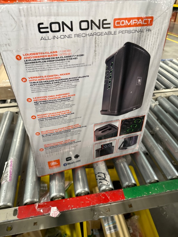 Photo 1 of JBL Professional EON ONE Compact All-In-One Battery-Powered Personal PA System with Bluetooth Rechageable Column PA