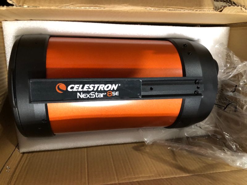 Photo 3 of Celestron - NexStar 8SE Telescope - Computerized Telescope for Beginners and Advanced Users - Fully-Automated GoTo Mount - SkyAlign Technology - 40,000+ Celestial Objects - 8-Inch Primary Mirror ***USED**** MISSING PARTS***MOTOR NOT WORKING PROPERLY*** 
