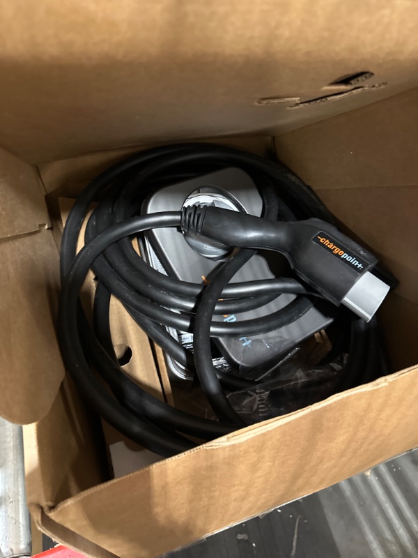 Photo 2 of ChargePoint Home Flex Electric Vehicle (EV) Charger, 16 to 50 Amp, 240V, Level 2 WiFi Enabled EVSE, UL Listed, ENERGY STAR, NEMA 14-50 Plug or Hardwired, Indoor / Outdoor, 23-foot cable , Black
