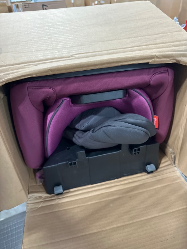 Photo 2 of Diono Radian 3RXT SafePlus, 4-in-1 Convertible Car Seat, Rear and Forward Facing, SafePlus Engineering, 3 Stage Infant Protection, 10 Years 1 Car Seat, Slim Fit 3 Across, Purple Plum 3RXT Safe+ Purple Plum