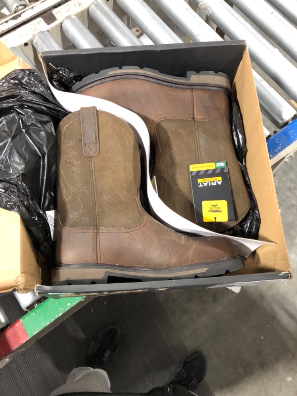 Photo 3 of Ariat Men's Groundbreaker Pull-On Steel Toe Work Boot