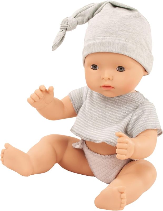 Photo 1 of ** missing hat**
Gotz Maxi Aquini 16.5" All Vinyl Bath Baby Doll to Dress - Includes Cloth Diaper
