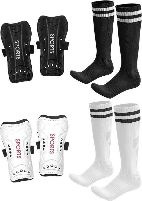 Photo 1 of 4.3 4.3 out of 5 stars 507
Soccer Shin Guards for Kids Youth, Shin Pads and Long Soccer Socks for 3-15 Years Old Boys Girls Toddler Children Teenagers, Soccer Equipment for Football Games