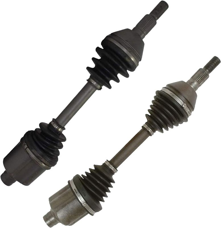 Photo 1 of Detroit Axle - Front 2pc CV Axles for 04-10 Chevy Malibu Pontiac G6 Saturn Aura, 2 Complete CV Axle Shafts Assembly 2004 2005 2006 2007 2008 2009 2010 Replacement