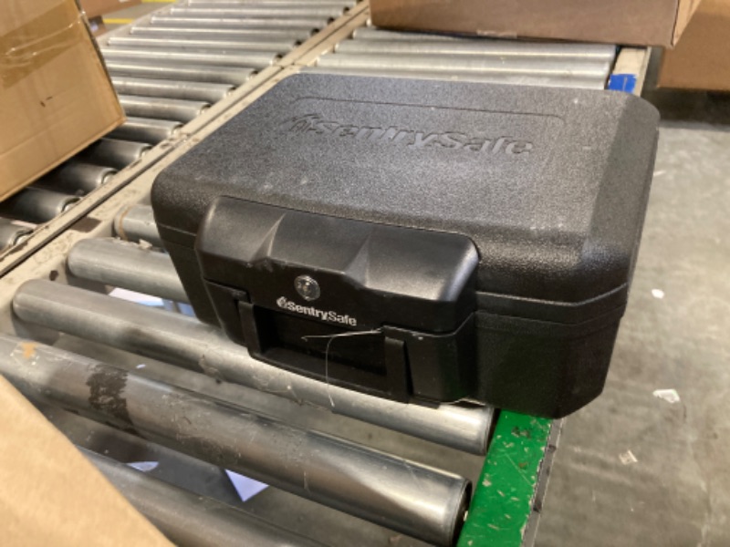 Photo 1 of ** key broken in lock**
SentrySafe Fireproof and Waterproof Safe Box with Key Lock, Fire and Water Chest Safe for Valuables, 0.28 Cubic Feet, 6.6 x 15.4 x 14.3 Inches, CHW20221
