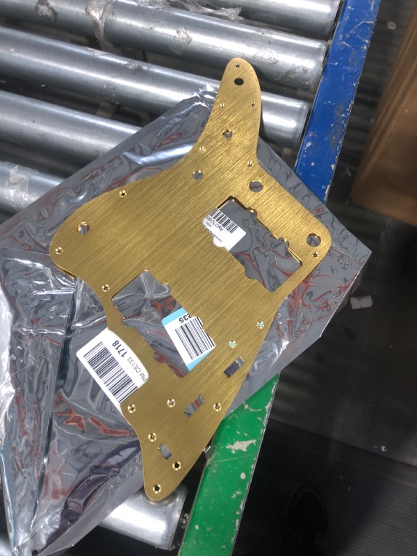 Photo 3 of FLEOR 65 60s Vintage Pickguard Golden Color Guitar Scratch Plate w/Screws Fit American/Mexican Made Vintage Style Jazzmaster Pickguard Replacement