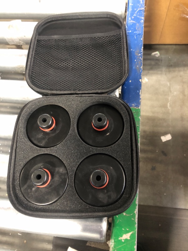 Photo 3 of Carwiner Jack Pad Compatible with Tesla Model 3/S/X/Y, Lifting Pucks with a Storage Case Accessories (4 Packs)