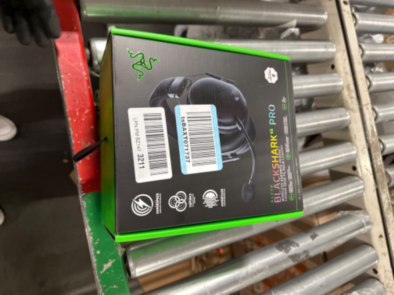 Photo 3 of Razer BlackShark V2 Pro Wireless Gaming Headset: THX 7.1 Spatial Surround Sound - 50mm Drivers - Detachable Mic - for PC, PS5, PS4, Switch, Black Classic Black