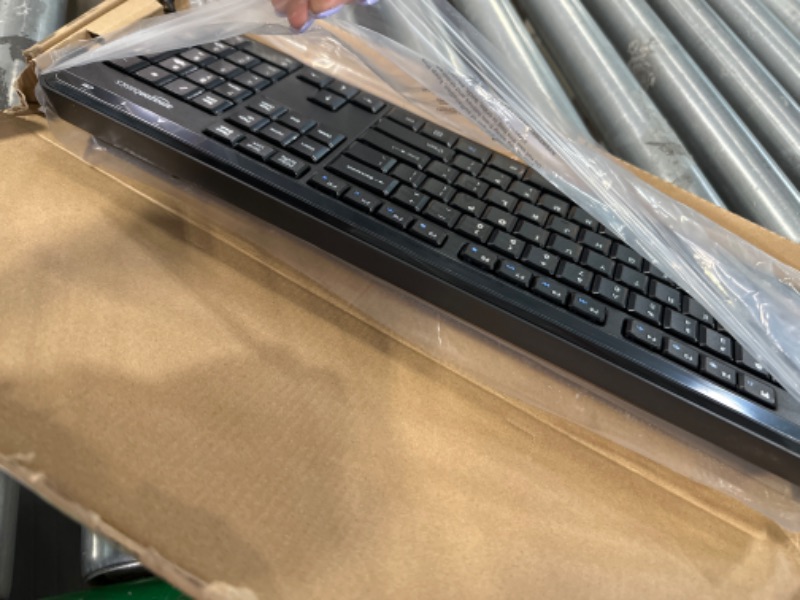 Photo 2 of Amazon Basics Wireless Keyboard-Quiet and Compact-US Layout (QWERTY)