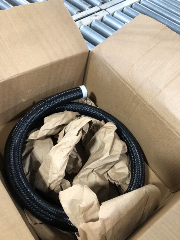 Photo 2 of 16AN Hose Fuel line, Nylon Braided CPE Rubber Oil Cooling Line(Not for E85), 5 Feet