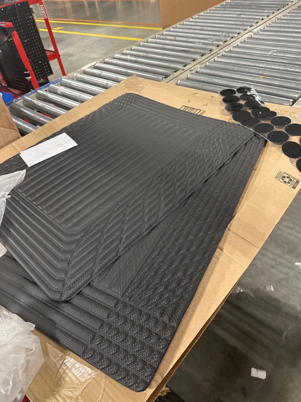 Photo 2 of TripleAliners Second Row Rear Seats Back Cover All Weather Seat Protector Pet Mat, XPE Material High Temperature Resistance No Peculiar Smell fits Most of Cars