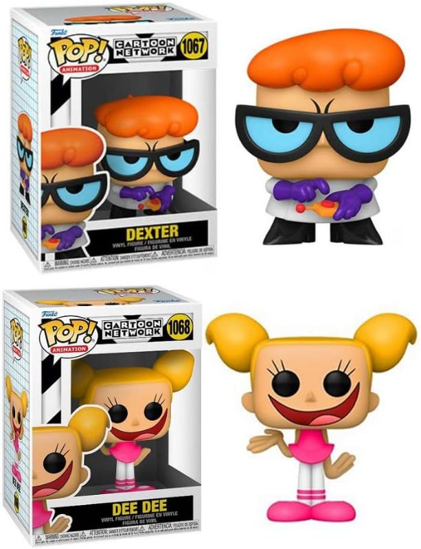 Photo 1 of Funko Dexter and His Laboratory Cartoon Network Pop! Animation Bundle: Dexter 1067 + Dee Dee 1068 (2 Figures)
