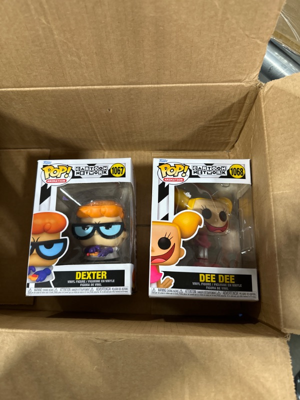 Photo 2 of Funko Dexter and His Laboratory Cartoon Network Pop! Animation Bundle: Dexter 1067 + Dee Dee 1068 (2 Figures)
