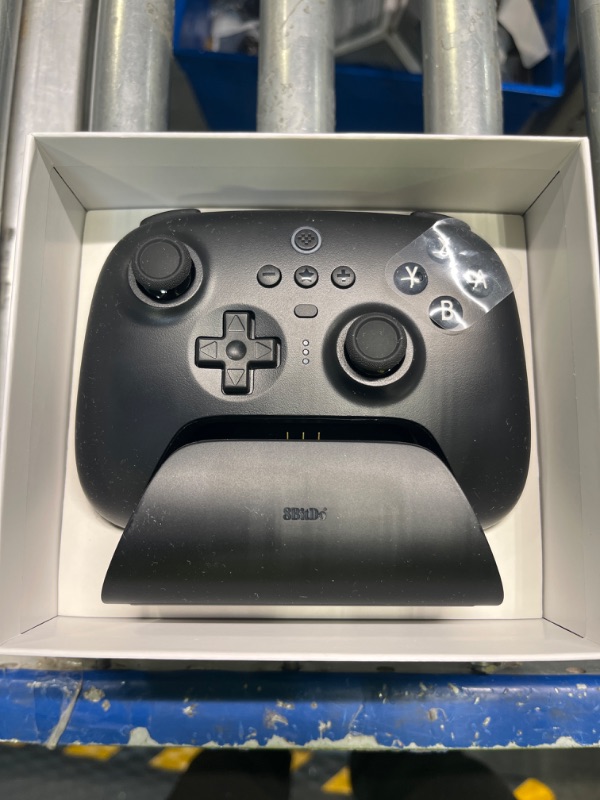 Photo 3 of 8Bitdo Ultimate Bluetooth Controller with Charging Dock, Wireless Pro Controller with Hall Effect Sensing Joystick, Compatible with Switch, Windows and Steam Deck (Black)