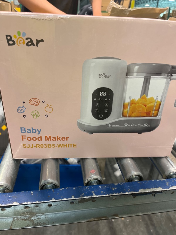 Photo 1 of BEAR 2024 Baby Food Maker | One Step Baby Food Processor Steamer Puree Blender | Auto Cooking & Grinding | Baby Food Puree Maker with Self Cleans | Touch Screen Control, White