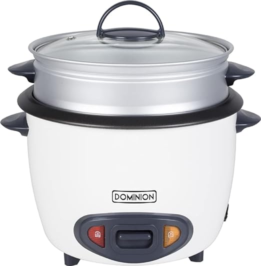 Photo 1 of 16-Cup Cooked (8 Uncooked) Electric Rice Cooker with Removable Nonstick Pot & Food Steamer, One Touch Operation, Warm Mode, With Measuring Cup & Spatula & Recipe Book, Perfect For Rice, Soups, Stews, Grains, Oatmeal - White