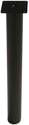 Photo 1 of 28" Tall Desk Height Legs 3" Diameter - Single - Black