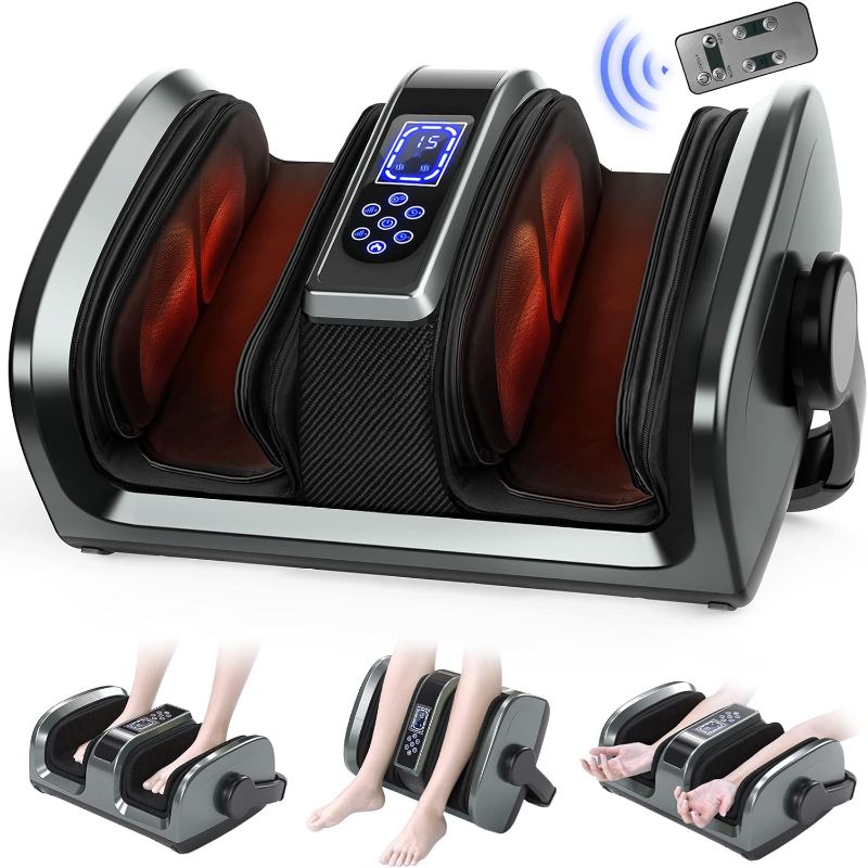 Photo 1 of , TISSCARE Shiatsu Foot Massager for Circulation and Pain Relief, Foot Massage Machine for Plantar Fasciitis Relief, Relaxation-Massage Foot, Leg, Calf, Ankle with Deep Kneading Heat Therapy