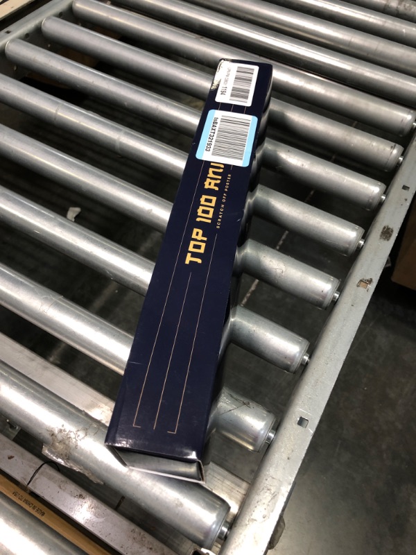 Photo 1 of 100 Anime Scratch Off Poster - Top Japanese Animation of All Time Bucket List (16.5" x 23.4")