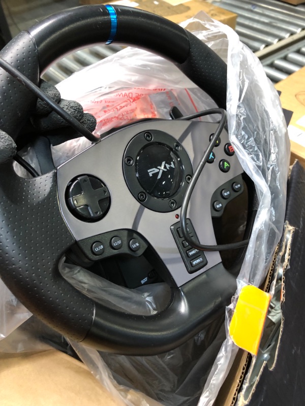 Photo 1 of PXN V9 Gaming Racing Wheel with Pedals and Shifter, Steering Wheel for PC, Xbox One, Xbox Series X/S, PS4, PS3 and Nintendo Switch