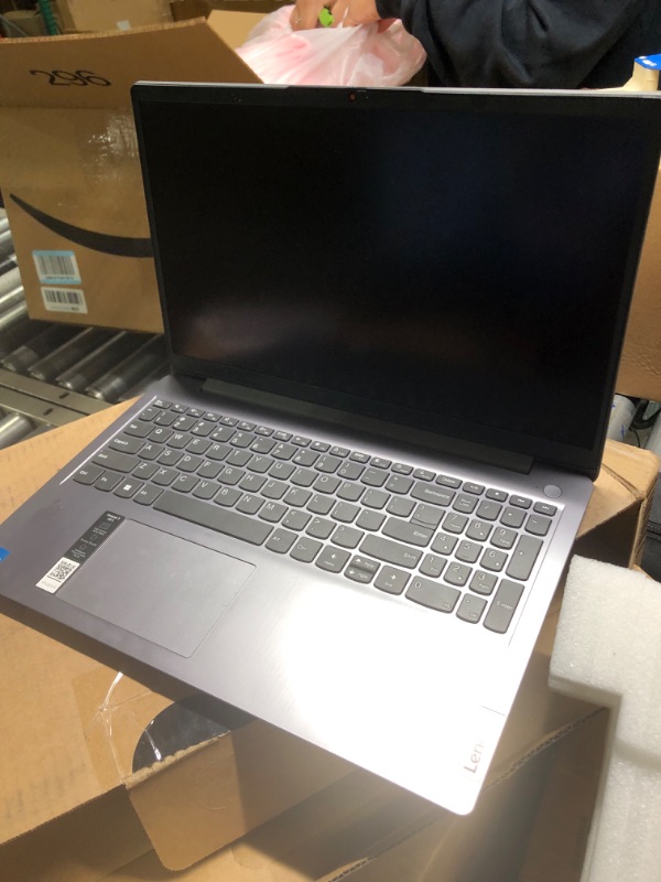 Photo 2 of ****NEEDS FACTORY RESET****Lenovo IdeaPad 1 – AMD Ryzen5-5500U – 15.6" Full HD (1920x1080) – 8GB Memory – 512GB SSD Storage – Windows 11 - Cloud Grey – (2023 Model)