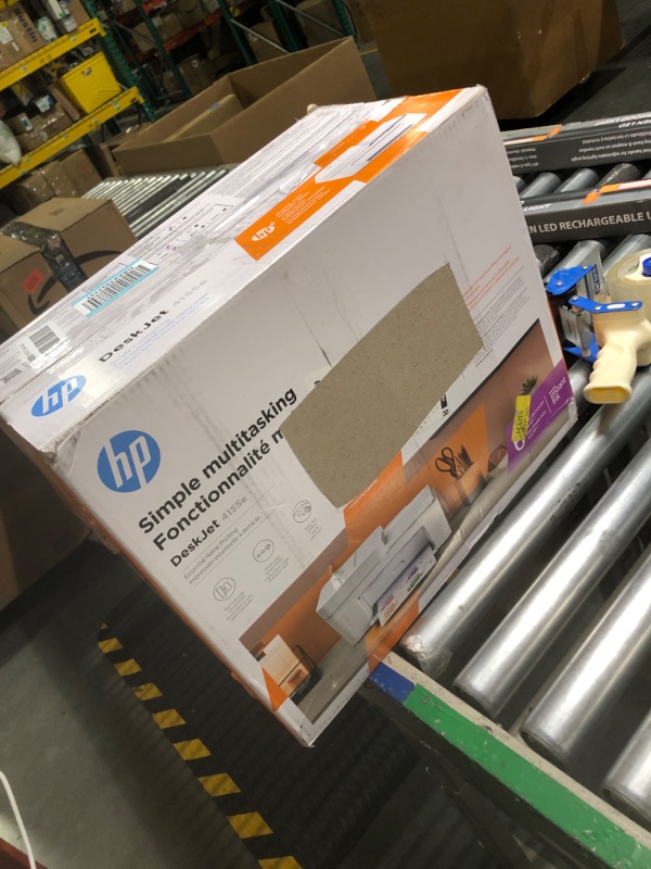 Photo 1 of HP DeskJet 4155e Wireless Color All-in-One Printer & 67XL Tri-Color High-Yield Ink Cartridge | 3YM58AN & 67XL Black High-Yield Ink Cartridge | 3YM57AN Printer + Tri-color Ink + Black Ink